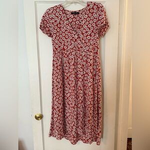 Floral Orange Women’s Dress